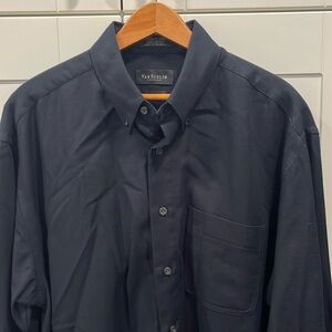 Van Heusen black long sleeve button down